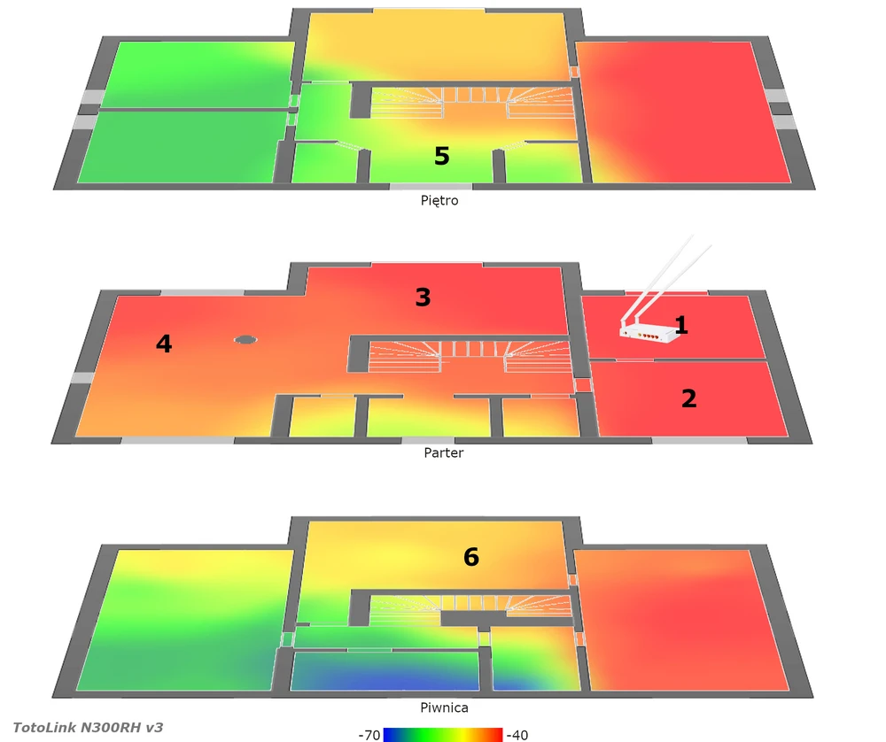 Mapa de sinais Totolink N300RH